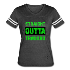 Straight Outta Trinidad Tee vintage smoke/white - Loyalty Vibes