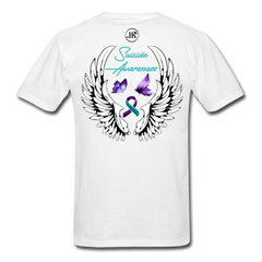 Suicide Battle T-Shirt white - Loyalty Vibes