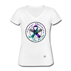 My Story Isn't Over V-Neck Tee white - Loyalty Vibes