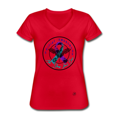 My Story Isn't Over V-Neck Tee red - Loyalty Vibes