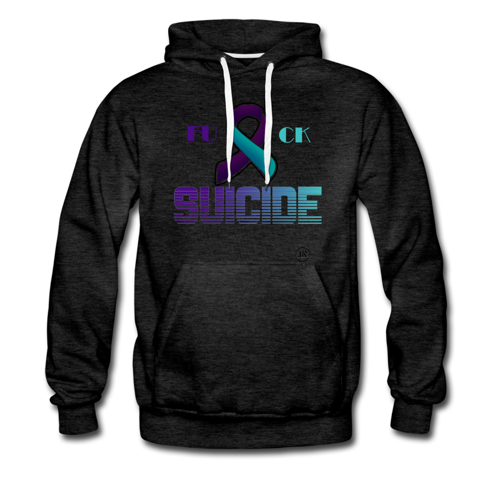 Fk Suicide Hoodie charcoal gray - Loyalty Vibes