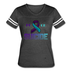 Vintage Suicide T-Shirt - vintage smoke/white - Loyalty Vibes