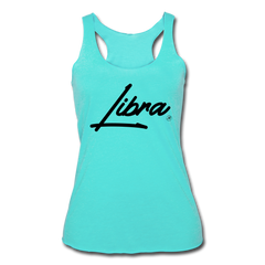 Women’s Sassy Libra Racerback Tank Top turquoise - Loyalty Vibes