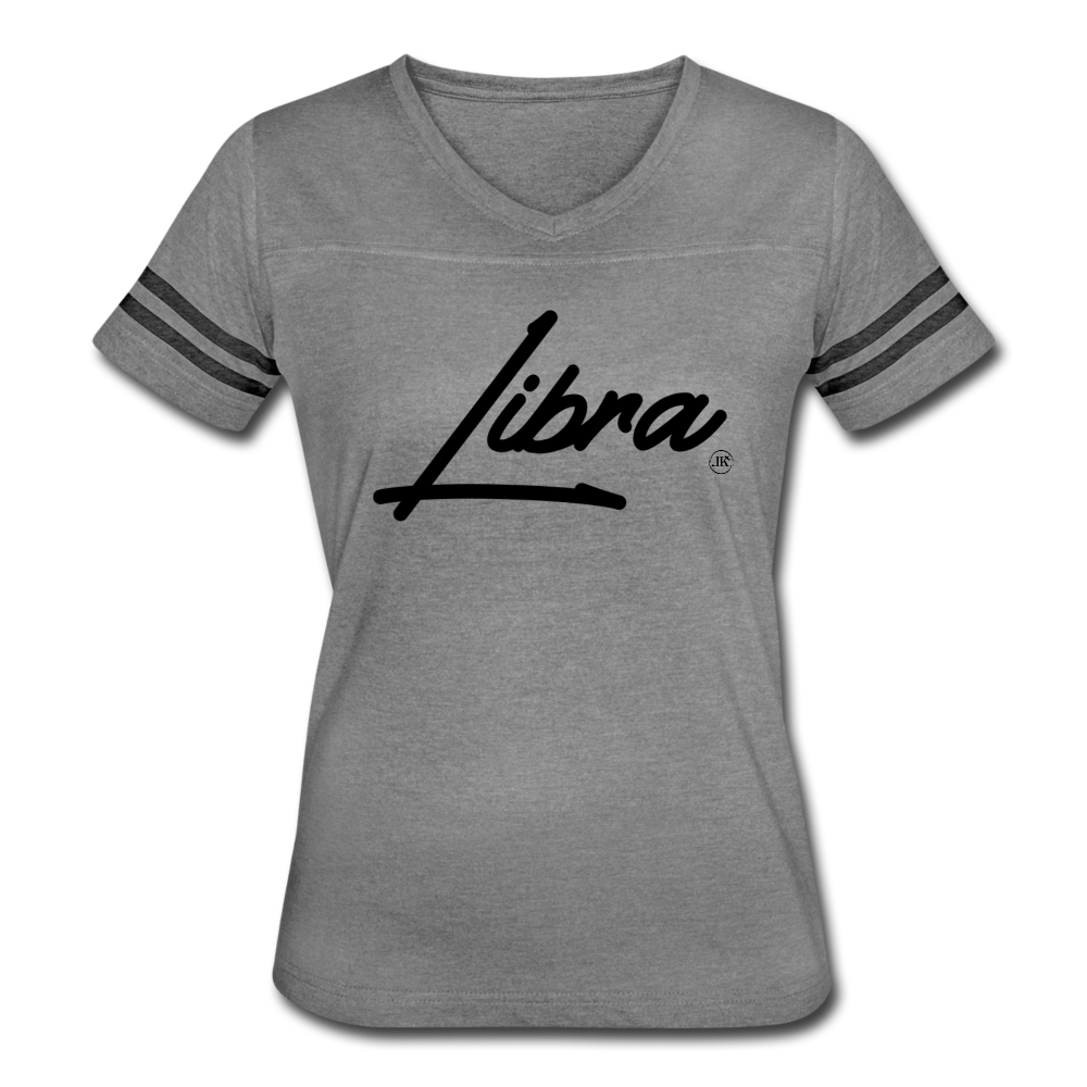 Women’s Sassy Libra Sport T-Shirt - heather gray/charcoal - Loyalty Vibes