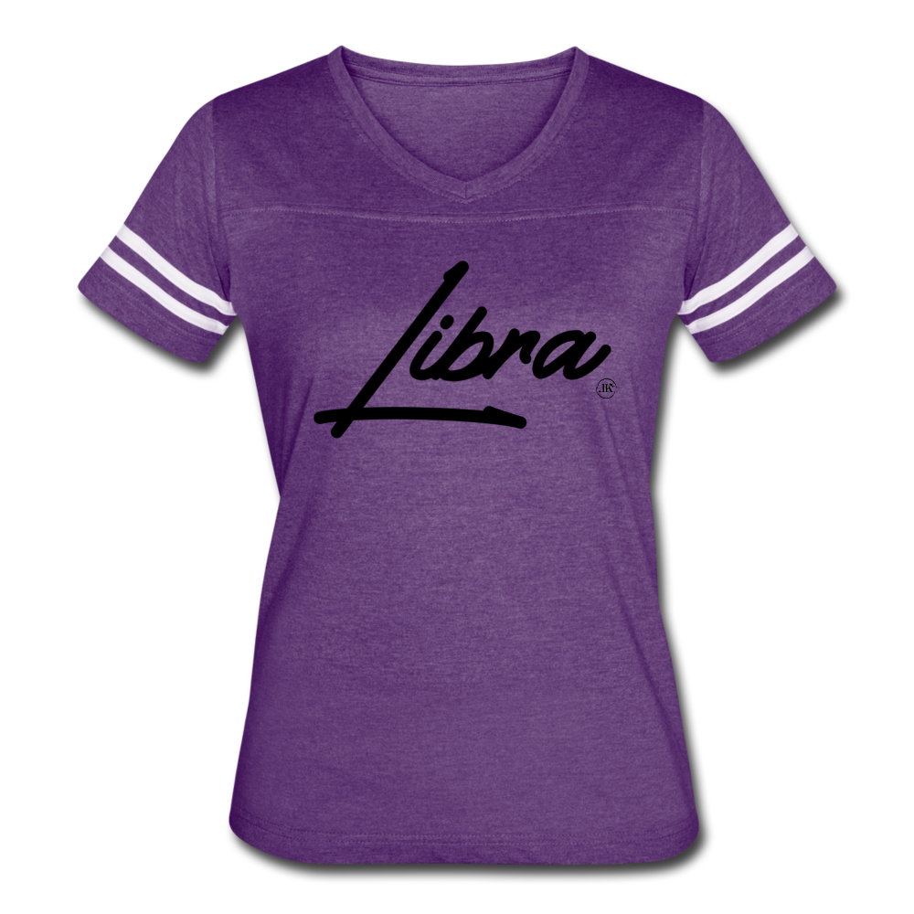 Women’s Sassy Libra Sport T-Shirt - vintage purple/white - Loyalty Vibes