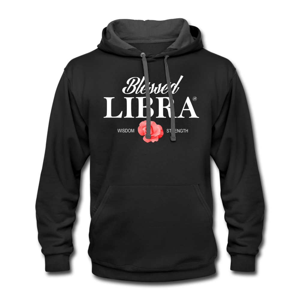 Blessed Libra Hoodie black/asphalt - Loyalty Vibes