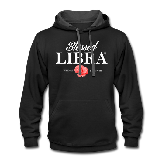 Blessed Libra Hoodie black asphalt Loyalty Vibes