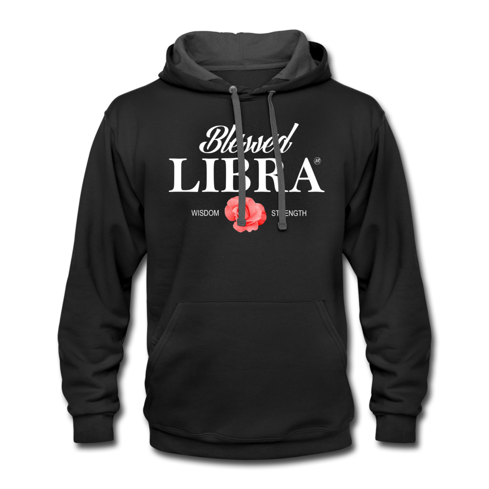 Blessed Libra Hoodie black asphalt - Loyalty Vibes