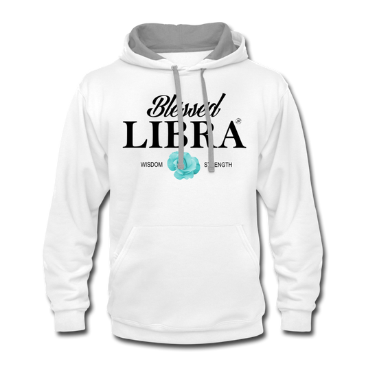 Blessed Libra Men's Hoodie white gray Loyalty Vibes