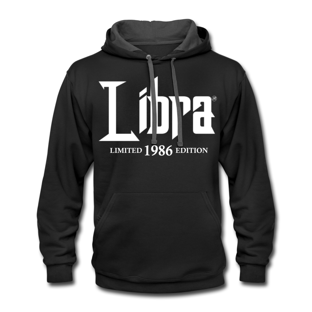 1986 Limited Edition Libra Hoodie black/asphalt - Loyalty Vibes