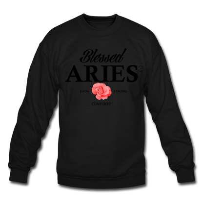 Blessed Aries Unisex Sweatshirt Loyalty Vibes
