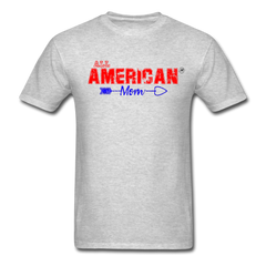 All American Mom T-Shirt - heather gray - Loyalty Vibes