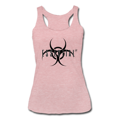 Essential Diamond Women's Athletic Tank Top - heather dusty rose - Loyalty Vibes