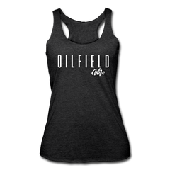 Oilfield Wife Tank Top heather black - Loyalty Vibes