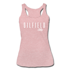 Oilfield Wife Tank Top heather dusty rose - Loyalty Vibes