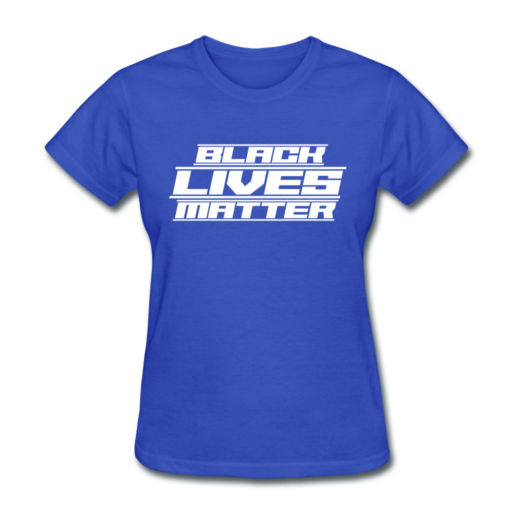 Loyalty Vibes Future Black Lives Matter Women's T-Shirt royal blue