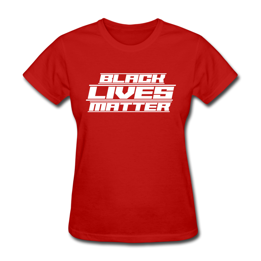 Loyalty Vibes Future Black Lives Matter Women's T-Shirt red