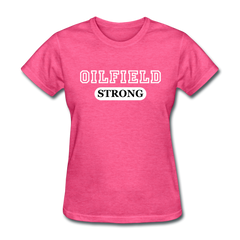 Oilfield Strong Women's T-Shirt heather pink - Loyalty Vibes