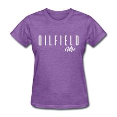 Oilfield Wife Women's T-Shirt purple heather - Loyalty Vibes