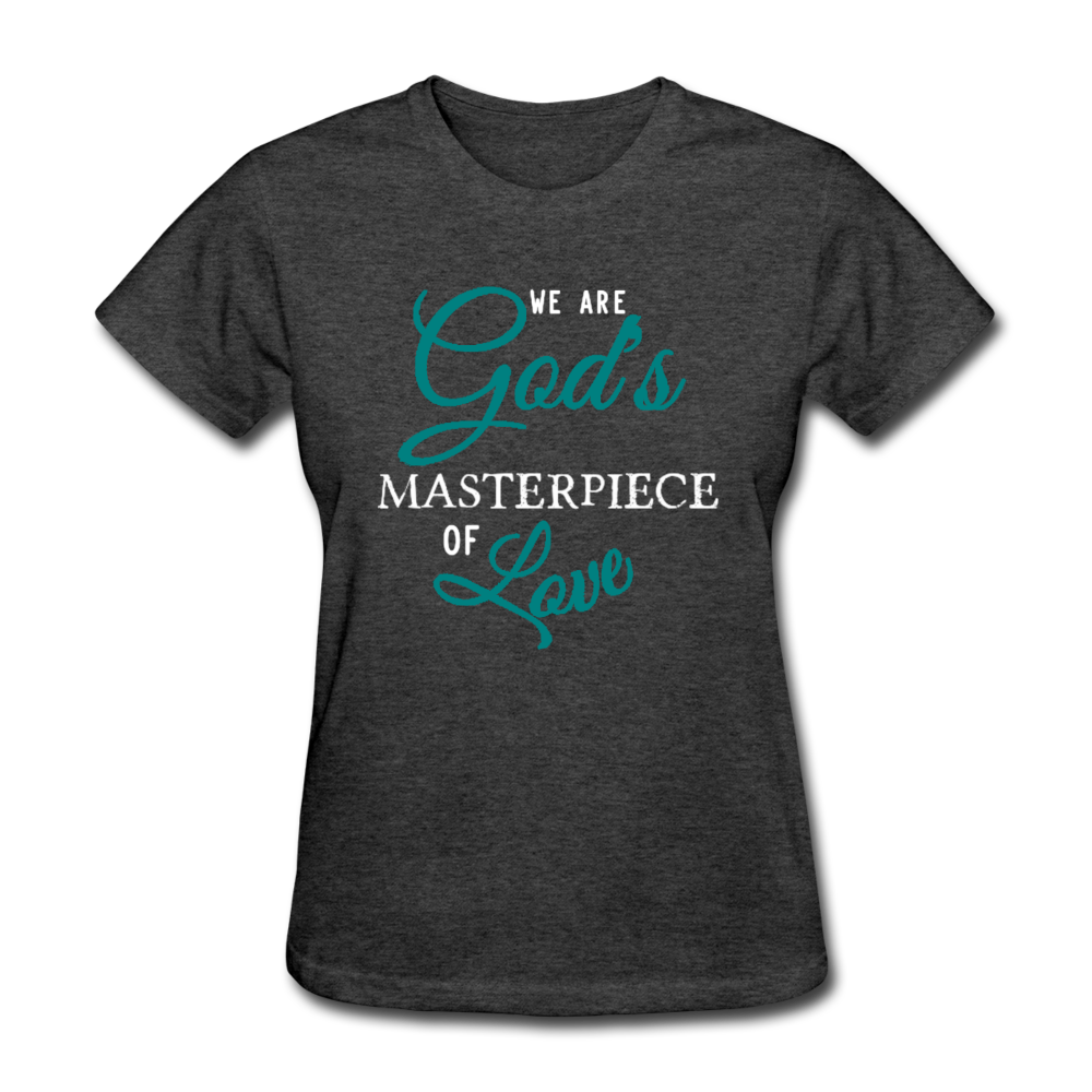 God's Masterpiece Women's T-Shirt heather black - Loyalty Vibes