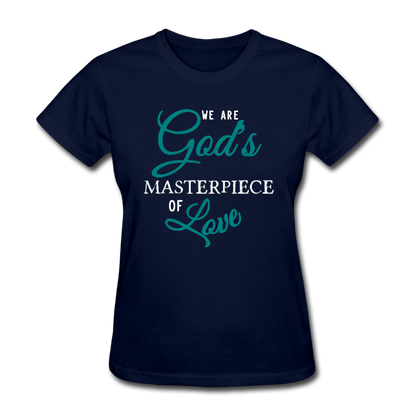 God's Masterpiece Women's T-Shirt navy - Loyalty Vibes