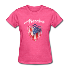 Freedom Warrior Women's T-Shirt heather pink - Loyalty Vibes