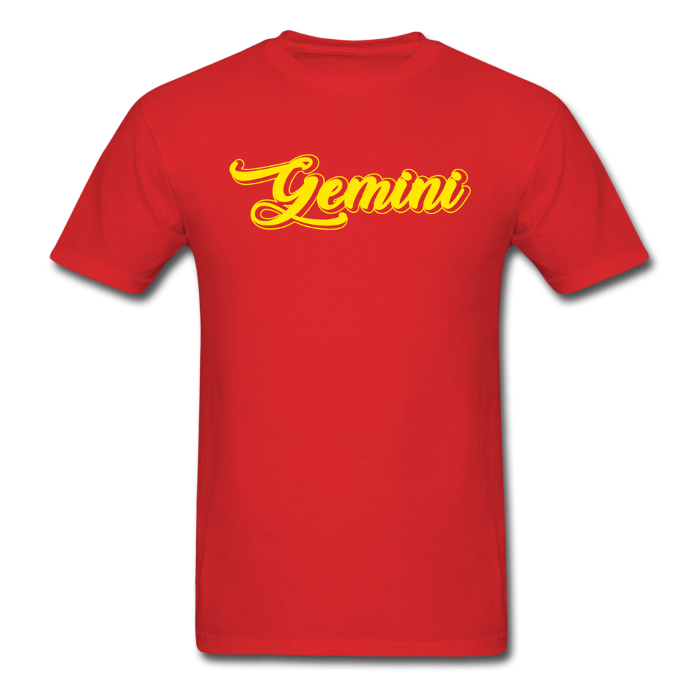 Smooth Gemini T-Shirt red - Loyalty Vibes