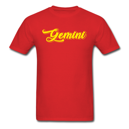 Smooth Gemini T-Shirt red - Loyalty Vibes