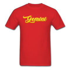 Smooth Gemini T-Shirt red - Loyalty Vibes