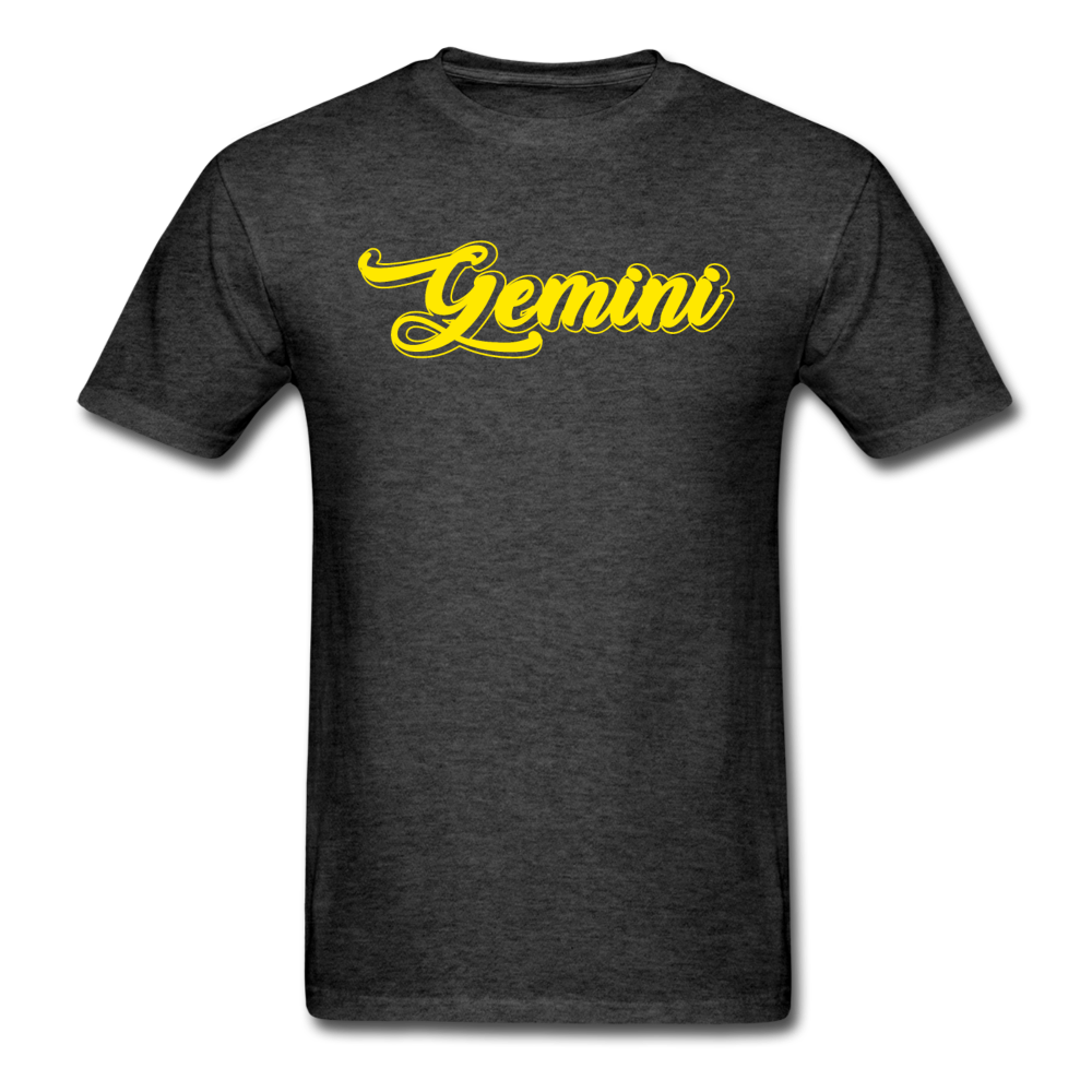 Smooth Gemini T-Shirt heather black - Loyalty Vibes