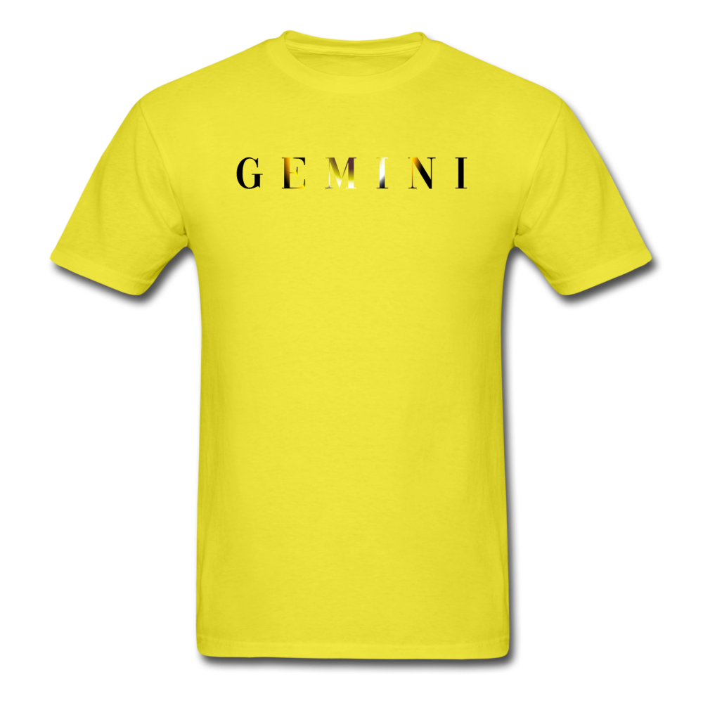 Superior Gemini T-Shirt yellow - Loyalty Vibes