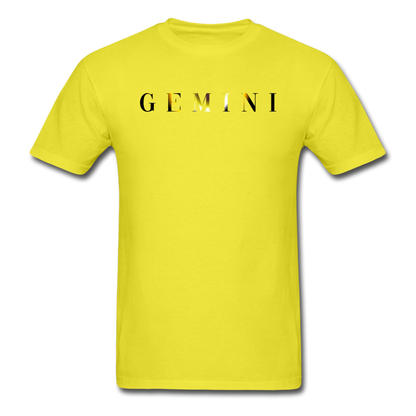 Superior Gemini T-Shirt yellow - Loyalty Vibes