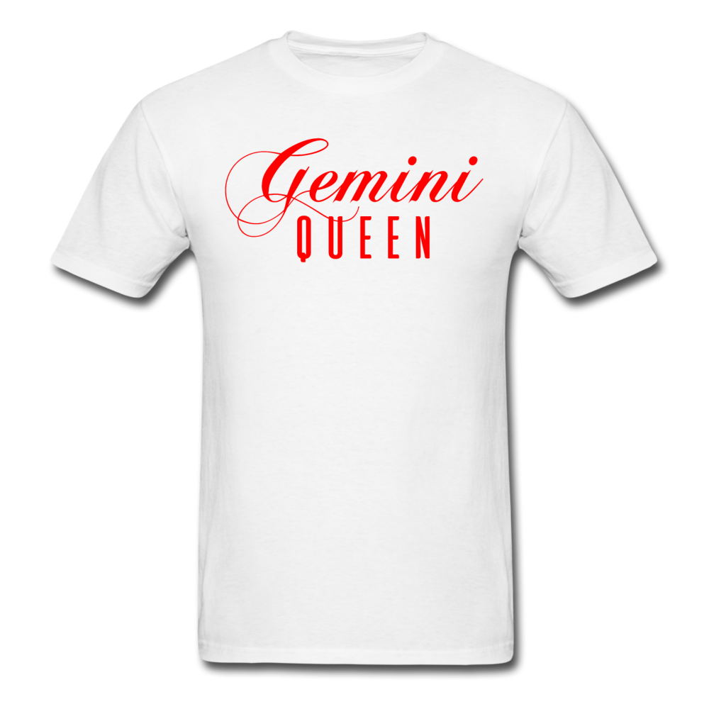 Gemini Queen T-Shirt white - Loyalty Vibes