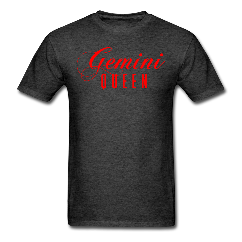 Gemini Queen T-Shirt heather black - Loyalty Vibes