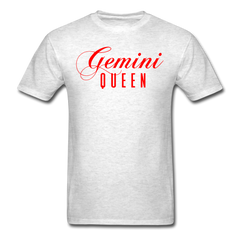 Gemini Queen T-Shirt - light heather gray - Loyalty Vibes