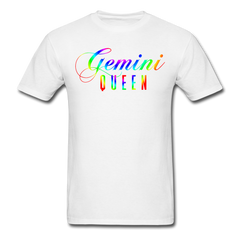 LGBT Gemini Queen T-Shirt white - Loyalty Vibes