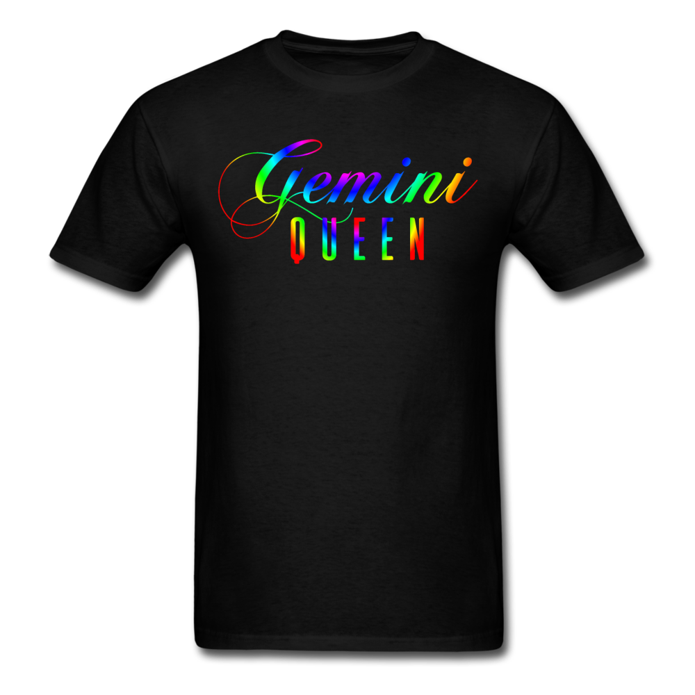 LGBT Gemini Queen T-Shirt black - Loyalty Vibes