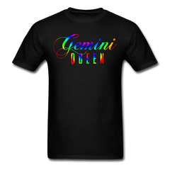 LGBT Gemini Queen T-Shirt black - Loyalty Vibes