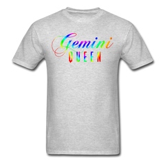 LGBT Gemini Queen T-Shirt heather gray - Loyalty Vibes
