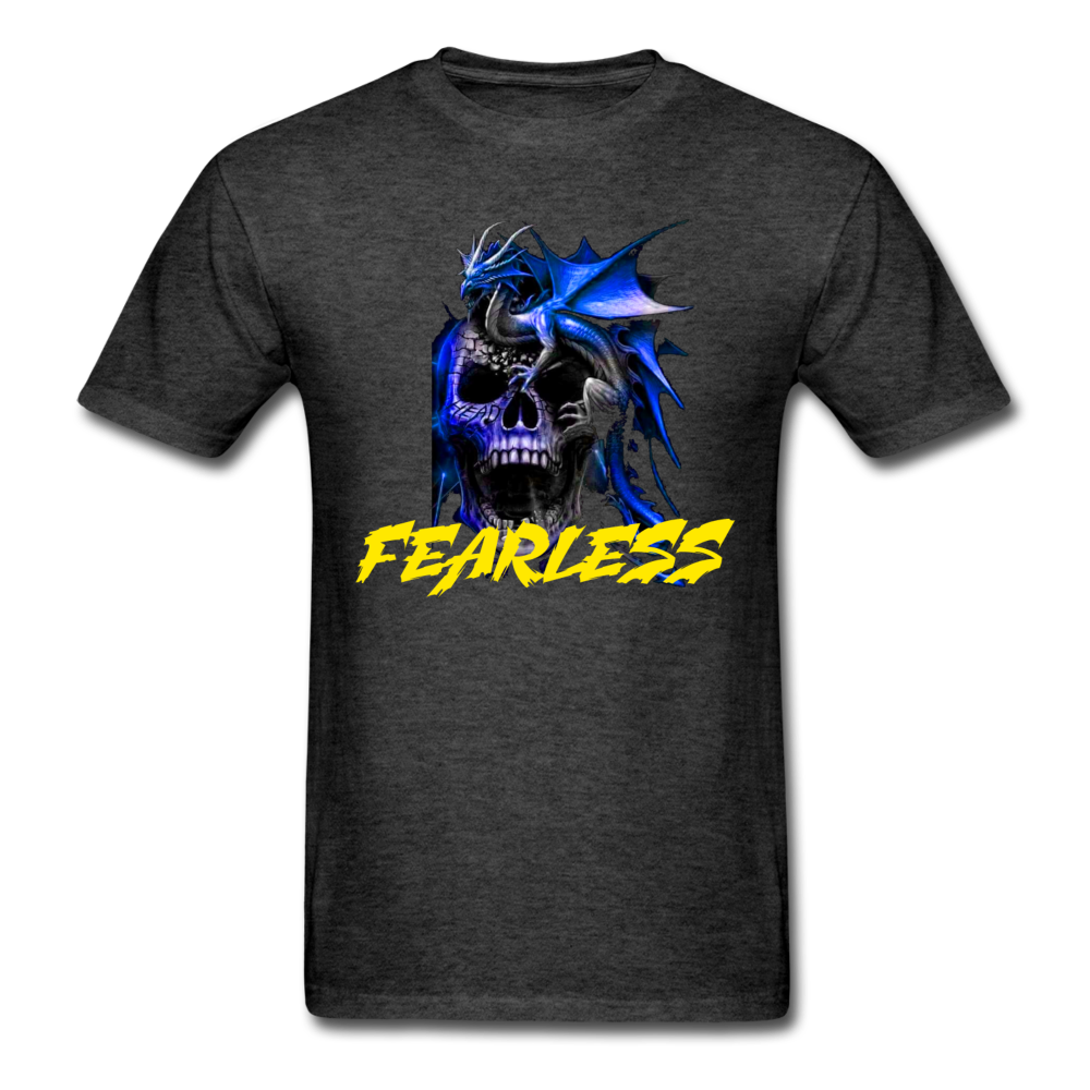 Fearless T-Shirt heather black - Loyalty Vibes