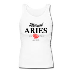 Blessed Aries Women's Tank Top white - Loyalty Vibes