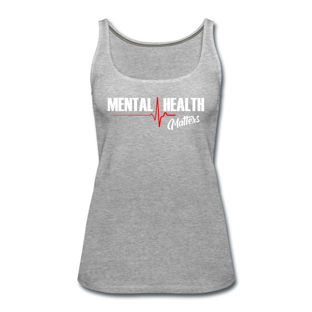 Mental Health Matters Tank Top heather gray - Loyalty Vibes