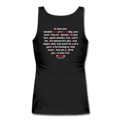 Mental Health Matters Fitted Tank Top - Loyalty Vibes