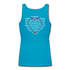 Mental Health Matters Fitted Tank Top - Loyalty Vibes