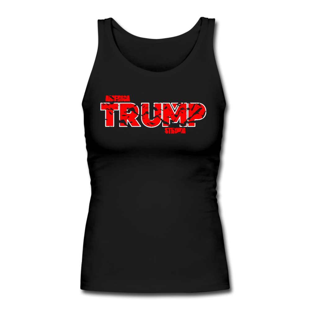 America Trump Strong Fitted Tank Top black - Loyalty Vibes