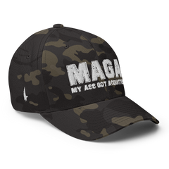 Sports MAGA Fitted Hat Camo Flip - Loyalty Vibes