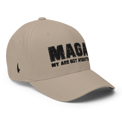 Sports MAGA Fitted Hat Desert Creme - Loyalty Vibes
