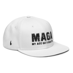 Sports MAGA Snapback Hat White OS - Loyalty Vibes