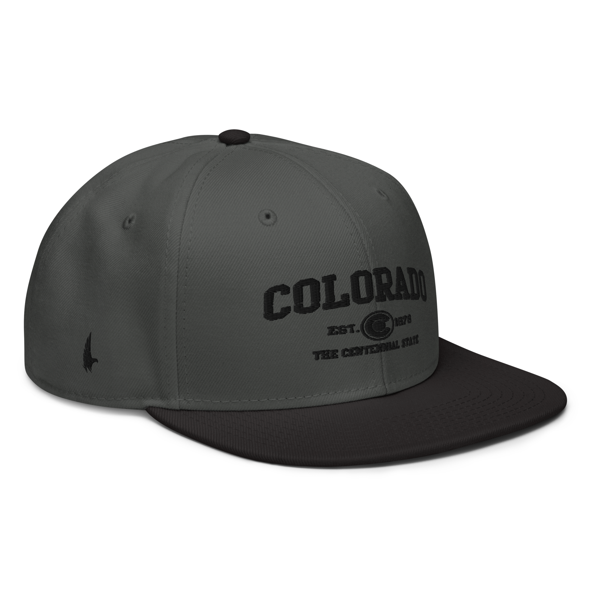 Sportswear Colorado Snapback Hat - Charcoal Gray/Black/Black OS - Loyalty Vibes