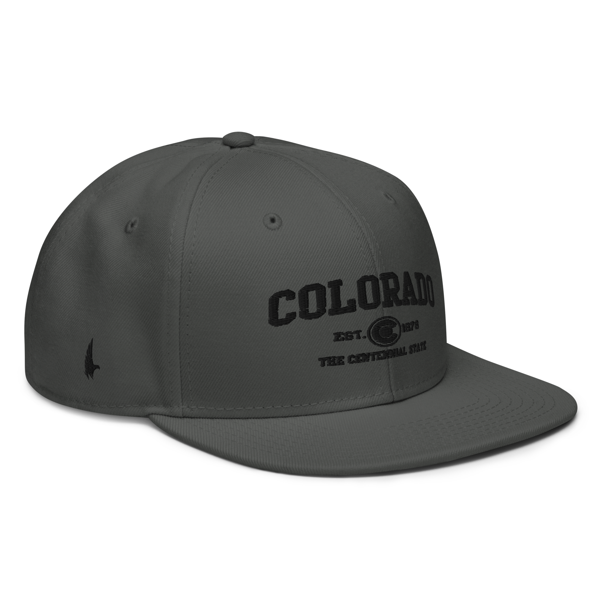 Sportswear Colorado Snapback Hat - Charcoal Gray/Black OS - Loyalty Vibes